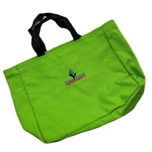 Colorguard Marching Band Embroidered Lime Green Tote